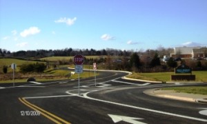 Warrenton Baptist Church Entrance Site Work