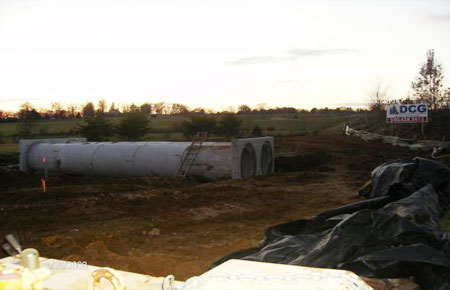 Warrenton Baptist Church Entrance Site Work