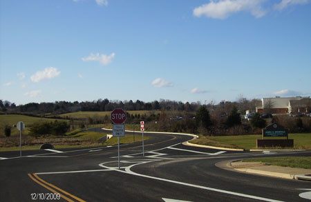 Warrenton Baptist Church Entrance Site Work