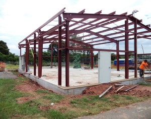 Osbourn Park High School Metal Storage Building