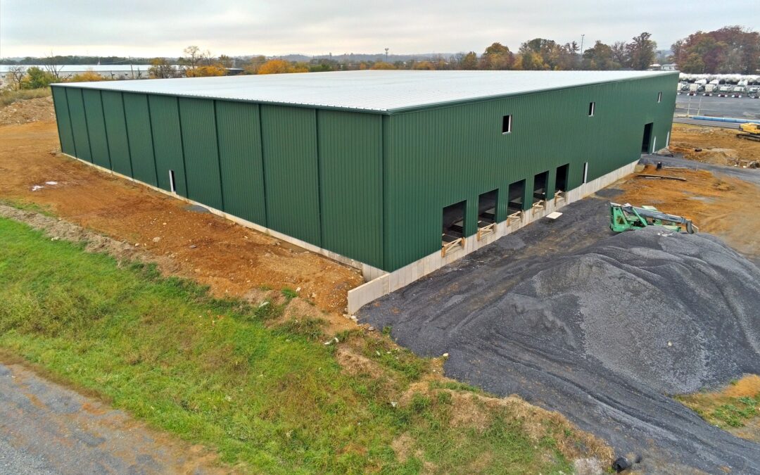 Progress Photo updates from our construction site in Winchester, VA @ H.H. Omps new warehouse!